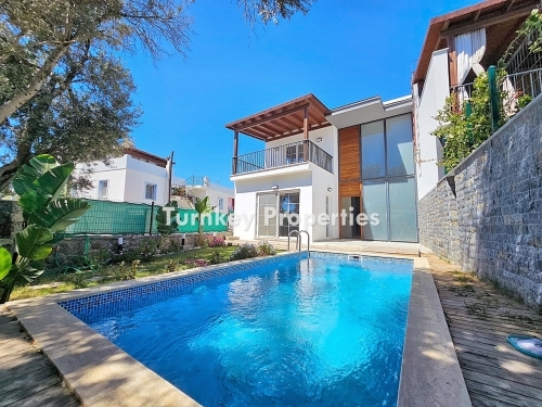 Gümüşlük'te Satılık Özel Havuzlu 3+1 Dubleks Villa, Eşsiz Konfor ve Lüksün Adresi
