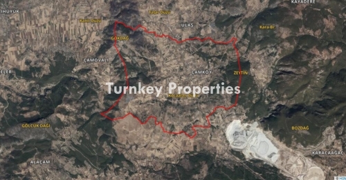 Scenic Investment Land for Sale in Milas, Camkoy