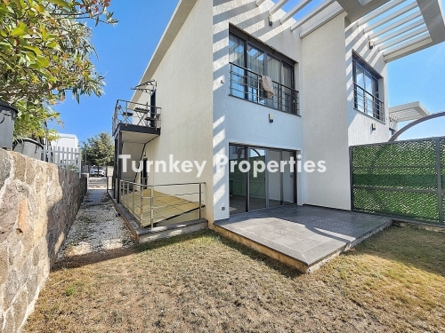 Bitez Villa for Sale | Garden Duplex | Across Bahcesehir College | Central Location