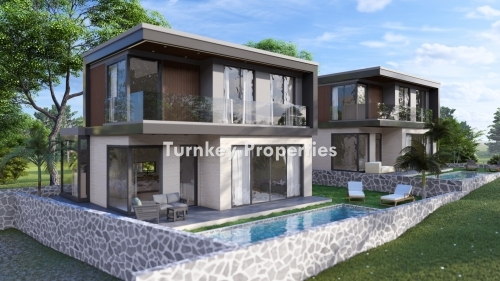 Villa For Sale in Bodrum | Payment Plan Villas in Bodrum, Kemikler | Private Pool and Garden