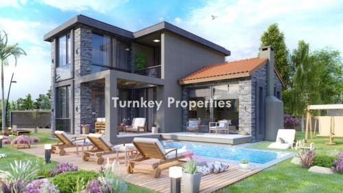 Ortakent'te 850 Metrekare Arsa İçinde  Satılık 5+1 Müstakil Villa | Özel Havuz, Sauna, Yerden Isıtma, Merkezi Soğutma Sistemi, Özel Garaj, Özel Bahçe