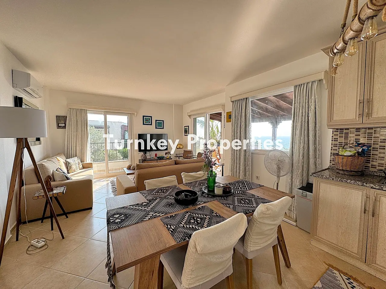 Sea-View 3-Bed Flat for Summer Rental in Geris, Yalikavak, Bodrum — 4