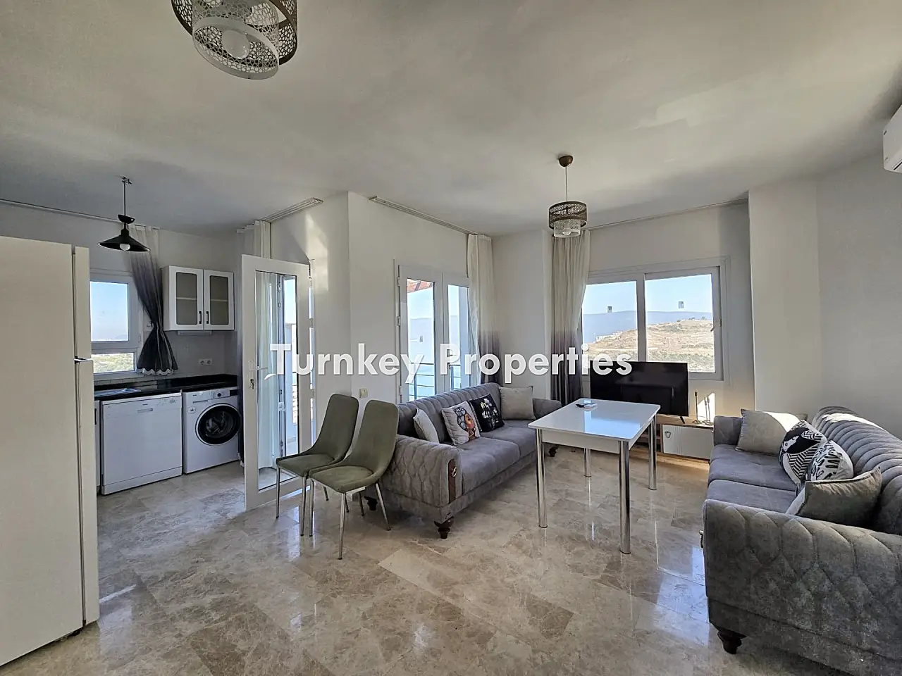 Top-Floor Flat for Sale in Bogazici with a View Across Gulluk Bay — 4