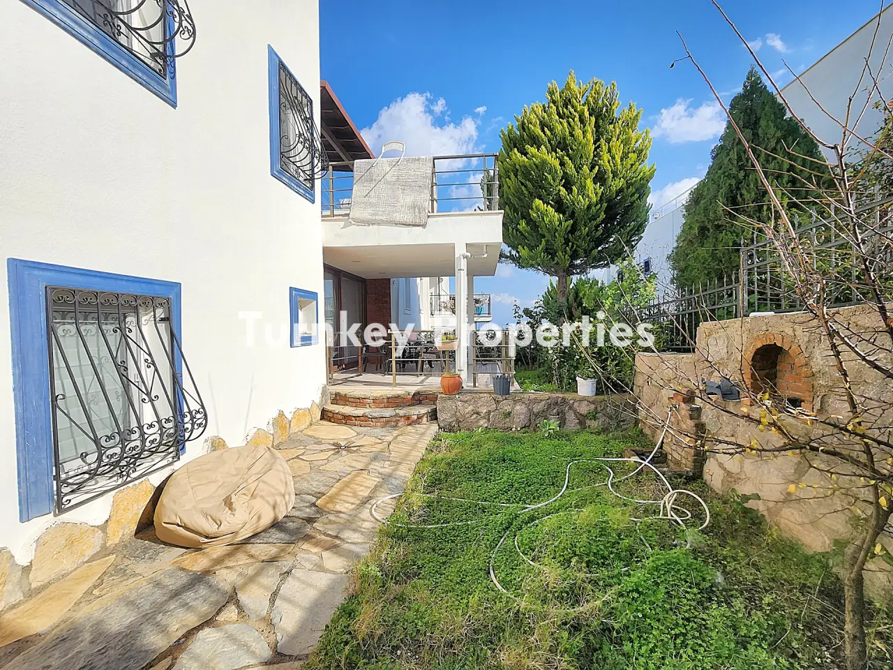 Bodrum Gündoğan Tankay Sitesi Sezonluk Kiralık İkiz Villa Bahçeli — 3