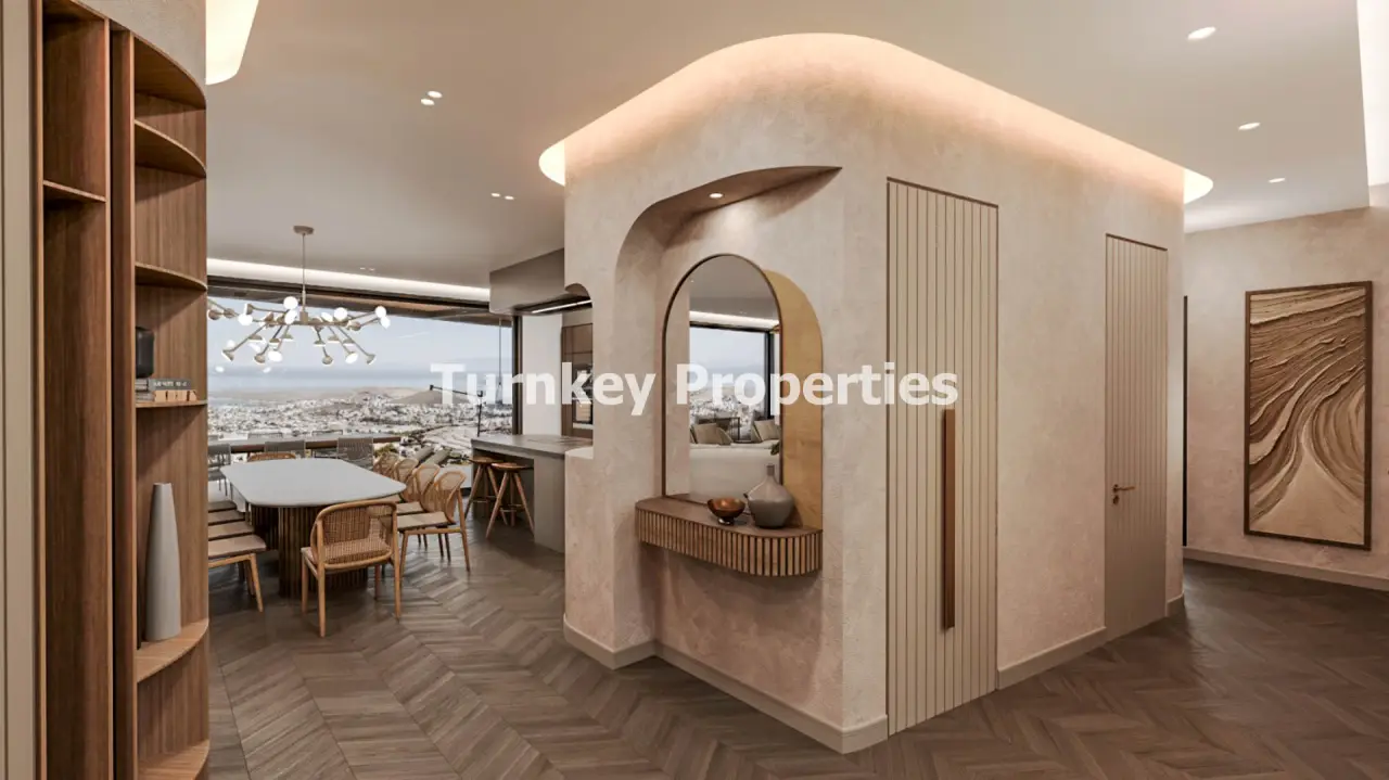 Villa moderne à vendre à Konacik Bodrum avec terrasses et vue mer — 5