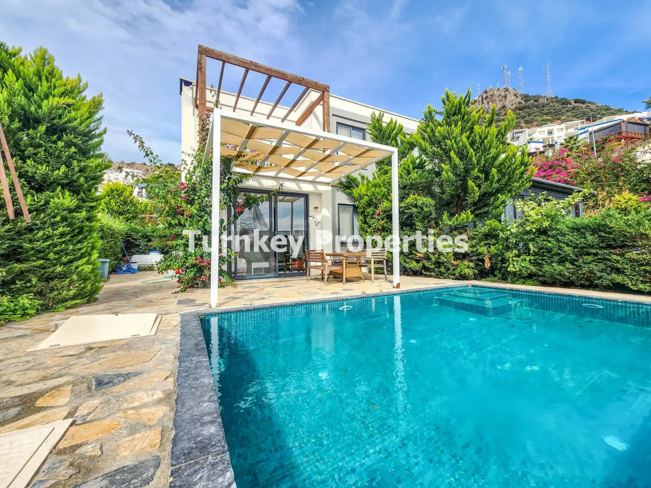 Garden Flat with Private Pool Access for Sale in Gundogan, Bodrum — 2
