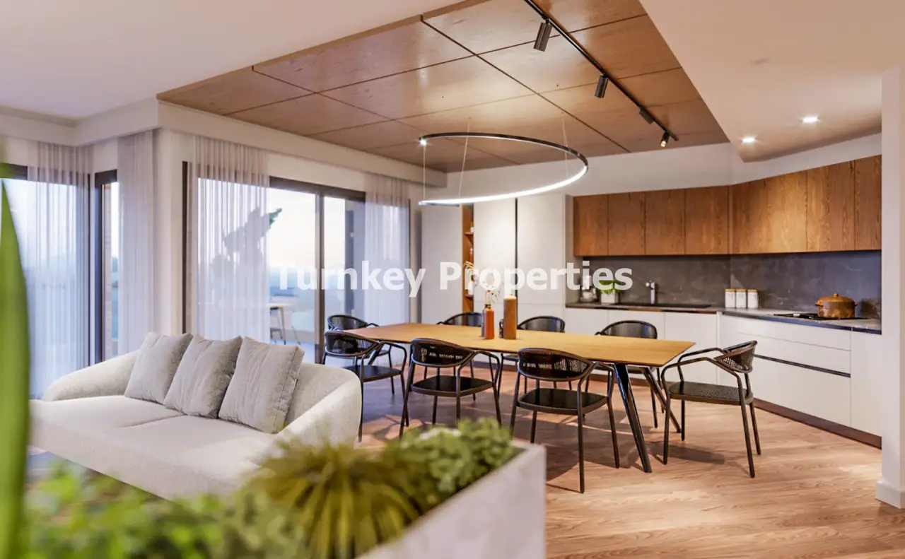 Appartement à vendre à Gumbet avec 3 chambres et terrasse vue mer — 2
