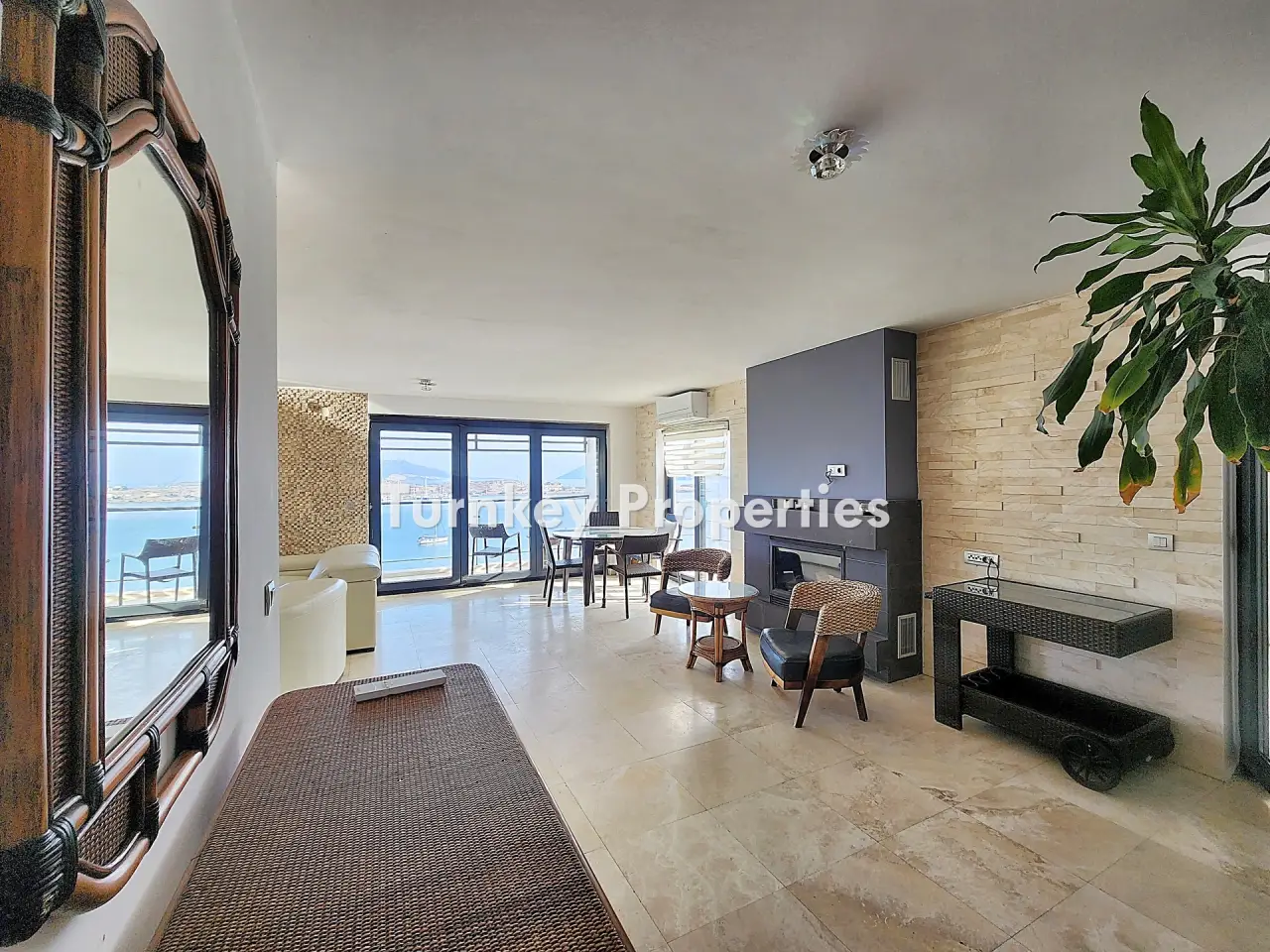 Seafront Apartment for Sale in Gumbet Bodrum with a Private Beach — 4