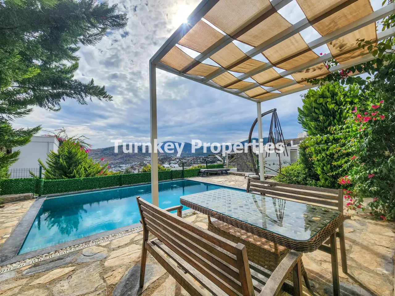 Garden Flat with Private Pool Access for Sale in Gundogan, Bodrum — 4