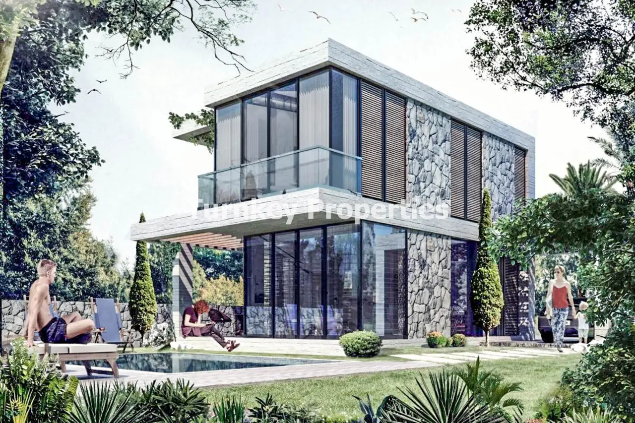 Villa à vendre à Gulluk, Milas avec piscine privée et accès plage — 2