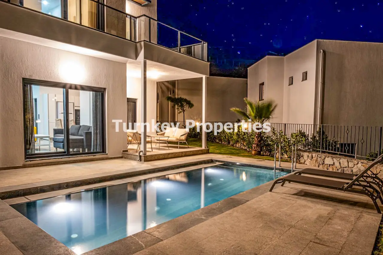 Gümüşlük Satılık Villa Deniz Manzaralı Özel Havuzlu Sahile Yakın — 5